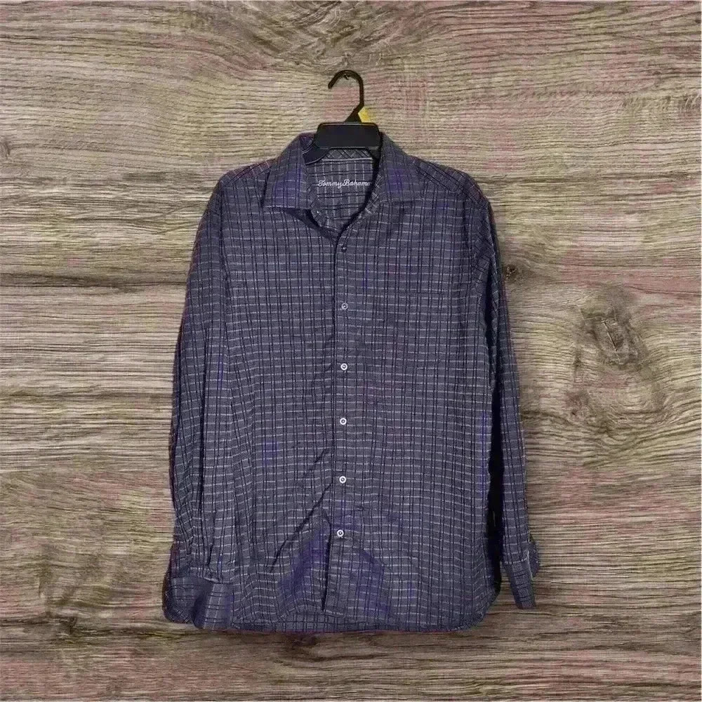 Tommy Bahama Men’s Button Up Dress Shirt Size M Long Sleeve Front‎ Pocket